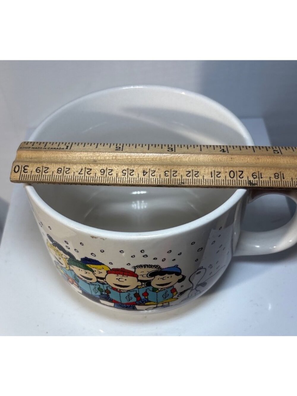 Peanuts Christmas Mug Soup Bowl Caroling Characters Charlie Brown Snoopy 2020 - Picture 9 of 9